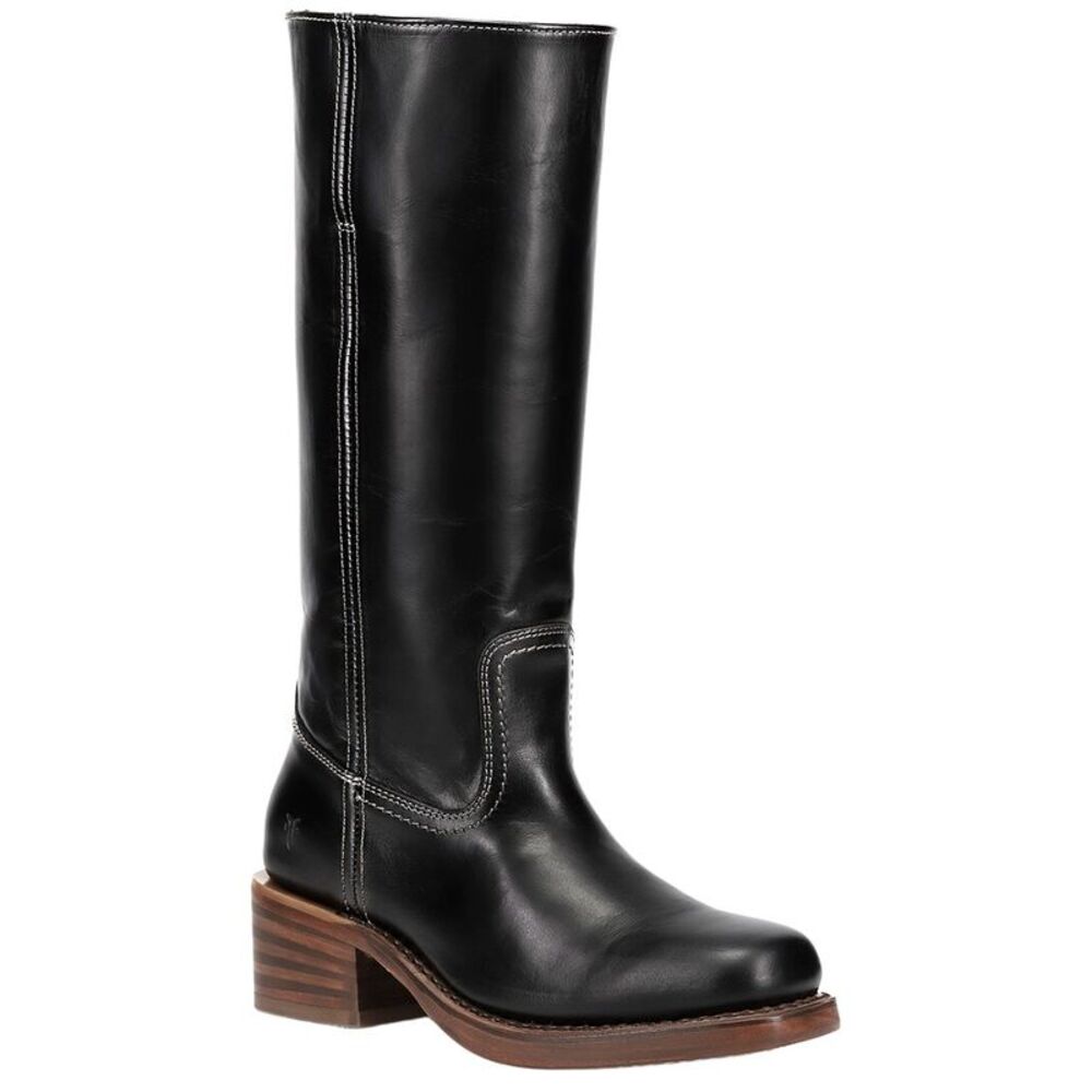 Frye Campus 14In Leather Boot, Black